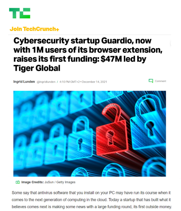 Techcrunch - Guardio